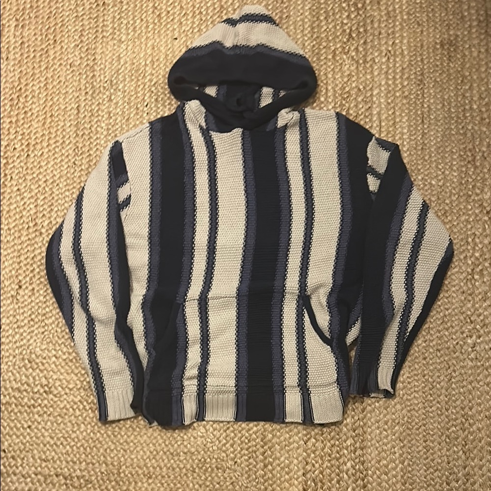 Striped Hooded Sweater for Men